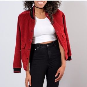 RVCA - CORDUROY BOMBER JACKET Sz Small